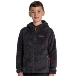Craghoppers Boys Kaito Hooded Relaxed Fit Fleece Jacket