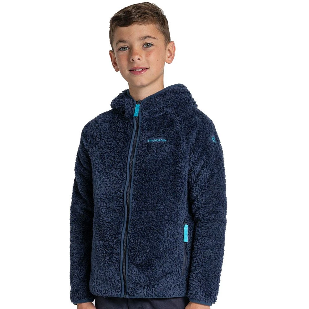 Craghoppers Boys Kaito Hooded Relaxed Fit Fleece Jacket Craghoppers Boys Kaito Hooded Relaxed Fit Fleece Jacket -Winter Apparel Store cka236b 7v1 01