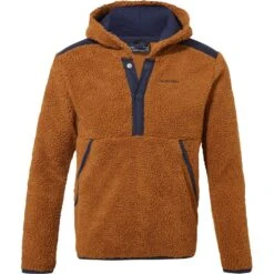 Craghoppers Boys Mitson Hood Over Head Fleece Jacket -Winter Apparel Store cka241b w65 01