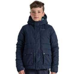 Craghoppers Boys Maro Hooded Relaxed Fit Jacket