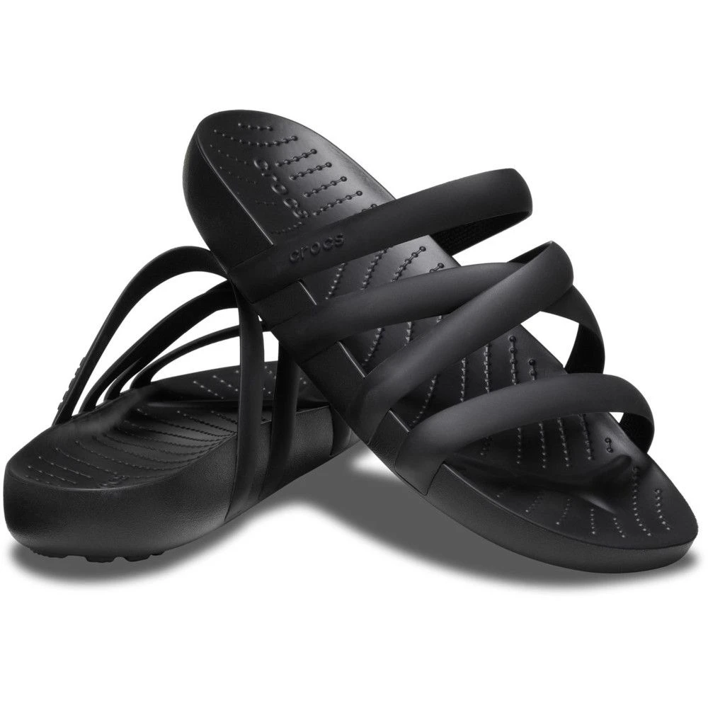 Crocs Womens Splash Z Strappy Sandals Crocs Womens Splash Z Strappy Sandals -Winter Apparel Store crc413 black 03