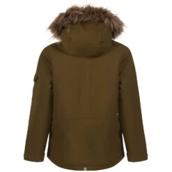 Dare 2b Boys & Girls Kickshaw Waterproof Faux Fur Trim Ski Jacket -Winter Apparel Store dkp322 7pj 03