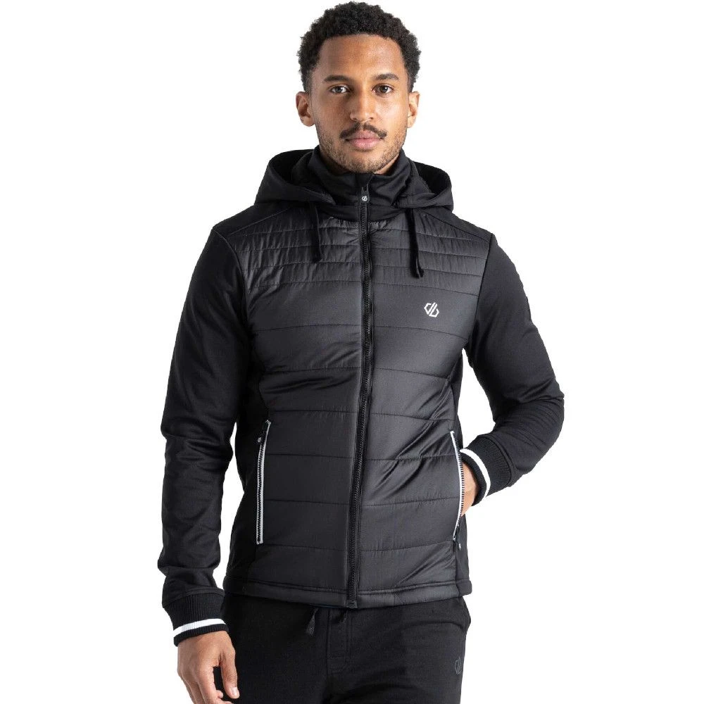 Dare 2B Mens Shield Padded Full Zip Hooded Hybrid Jacket Dare 2B Mens Shield Padded Full Zip Hooded Hybrid Jacket -Winter Apparel Store dml559 800 01