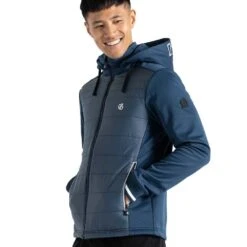 Dare 2B Mens Shield Padded Full Zip Hooded Hybrid Jacket 5 Dare 2B Mens Shield Padded Full Zip Hooded Hybrid Jacket -Winter Apparel Store dml559 zv7 01