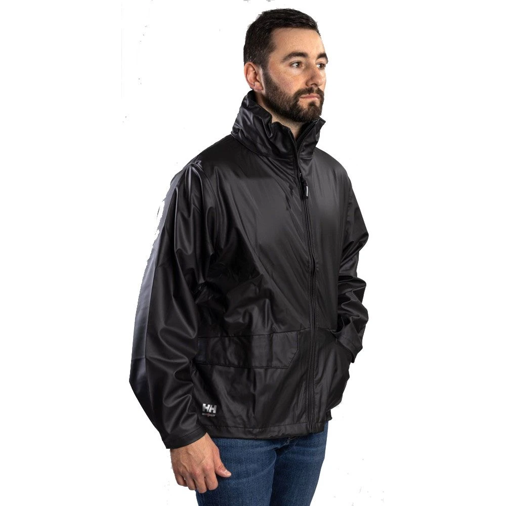 Helly Hansen Mens Voss Waterproof Jacket Helly Hansen Mens Voss Waterproof Jacket -Winter Apparel Store hh048 black 01