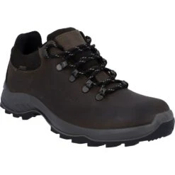 Hi Tec Mens Walk Lite Camino Ultra Leather Walking Shoes