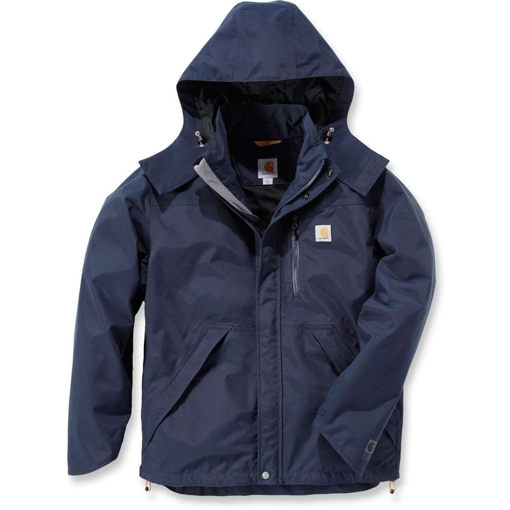 Carhartt Mens Shoreline Adjustable Waterproof Taped Seams Jacket Coat Carhartt Mens Shoreline Adjustable Waterproof Taped Seams Jacket Coat -Winter Apparel Store j162 412 01