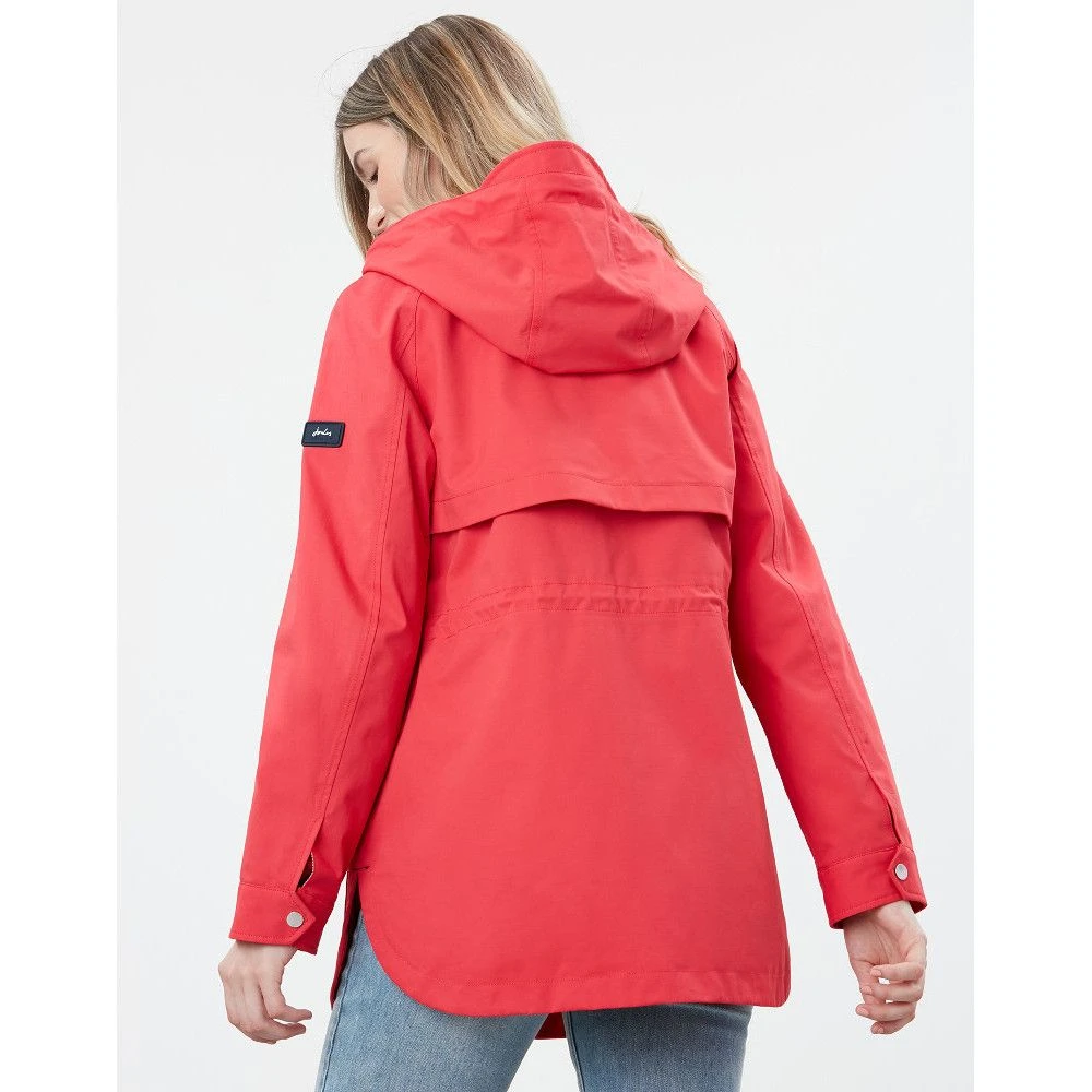 Joules Womens Shoreside Hooded Waterproof Jacket Coat Joules Womens Shoreside Hooded Waterproof Jacket Coat -Winter Apparel Store jou1960 red 02