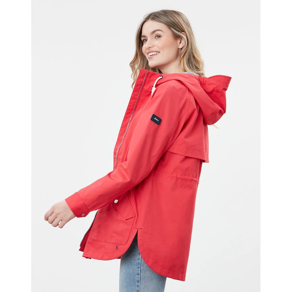 Joules Womens Shoreside Hooded Waterproof Jacket Coat Joules Womens Shoreside Hooded Waterproof Jacket Coat -Winter Apparel Store jou1960 red 04