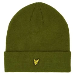 Lyle & Scott Mens Turn UpKnitted Beanie Hat 3 Lyle & Scott Mens Turn UpKnitted Beanie Hat -Winter Apparel Store lyl088 w485 01
