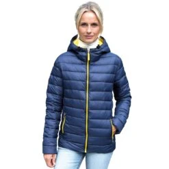 Outdoor Look Womens Bene Insulated Hooded Puffer Jacket Coat