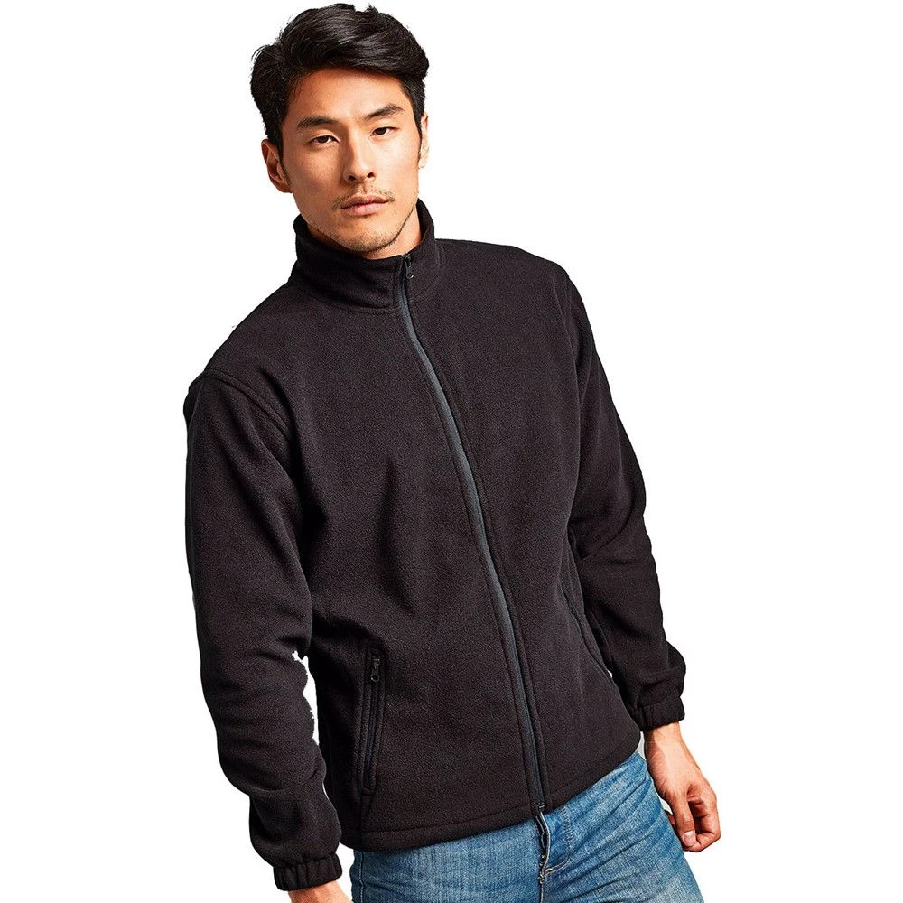 Outdoor Look Mens Warm Shaped Full Zip Fleece Jacket Outdoor Look Mens Warm Shaped Full Zip Fleece Jacket -Winter Apparel Store odl453 blac 01
