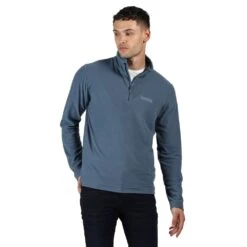 Regatta Mens Elgor II Polyester Half Zip Fleece Jacket 11 Regatta Mens Elgor II Polyester Half Zip Fleece Jacket -Winter Apparel Store reg136 3sp 01
