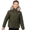 Regatta Boys Parvaiz Hooded Padded Insulated Parka Jacket