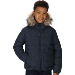 Regatta Boys Parkes Insulated Reflective Parka Coat