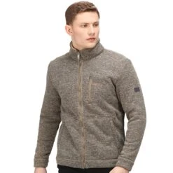 Regatta Mens Fabron Warm Knitted Full Zip Fleece Jacket