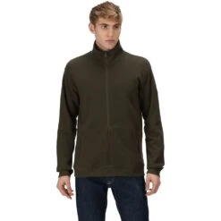 Regatta Mens Felton Sustainable Cotton Full Zip Fleece