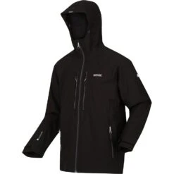 Regatta Mens Raddick Waterproof Breathable Hooded Jacket