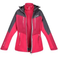 Regatta Womens Carletta VII Waterproof Breathable 3in1 Coat