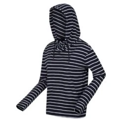 Regatta Womens Monsal Striped Hooded Top Hoodie -Winter Apparel Store rwt270 5xi 05 1