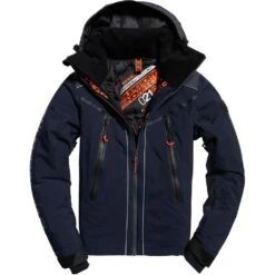 Superdry Mens Downhill Racer Padded Waterproof Ski Jacket