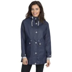 Trespass Womens Shoreline Windproof Waterproof Rain Coat