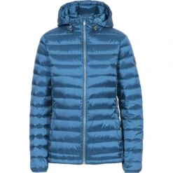 Trespass Womens Katheryn Ultra Lightweight Hooded Down Coat