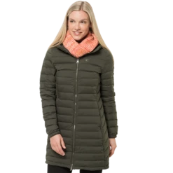 Jack Wolfskin Womens Glowing Mountain Lightweight Down Coat